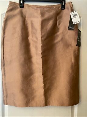 Adrianna Papell Occasions Silk Blend Pencil Skirt Size 14 NWT